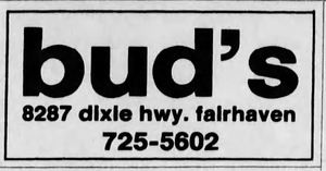 Bobby Macs Bayside Tavern & Grill (Buds Restaurant) - Aug 29 1985 Ad